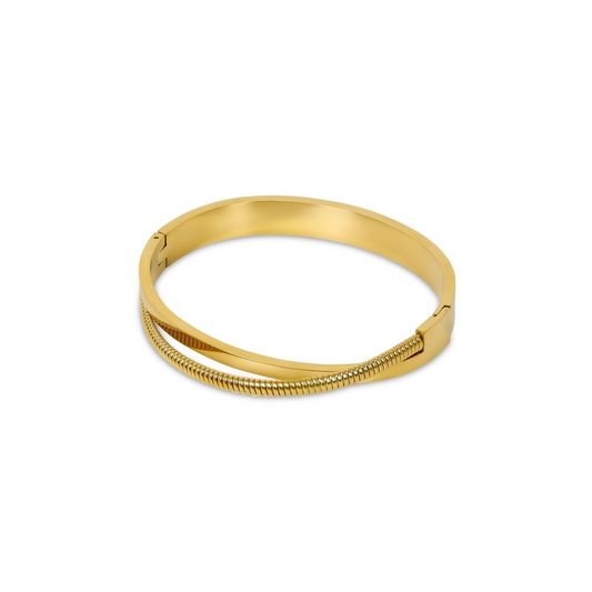 Bracelete Dual Banhado em Ouro 18k