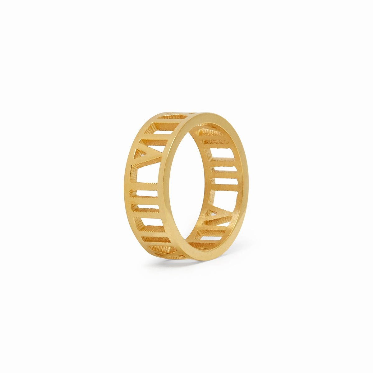 Anel Millenium Banhado em Ouro 18K