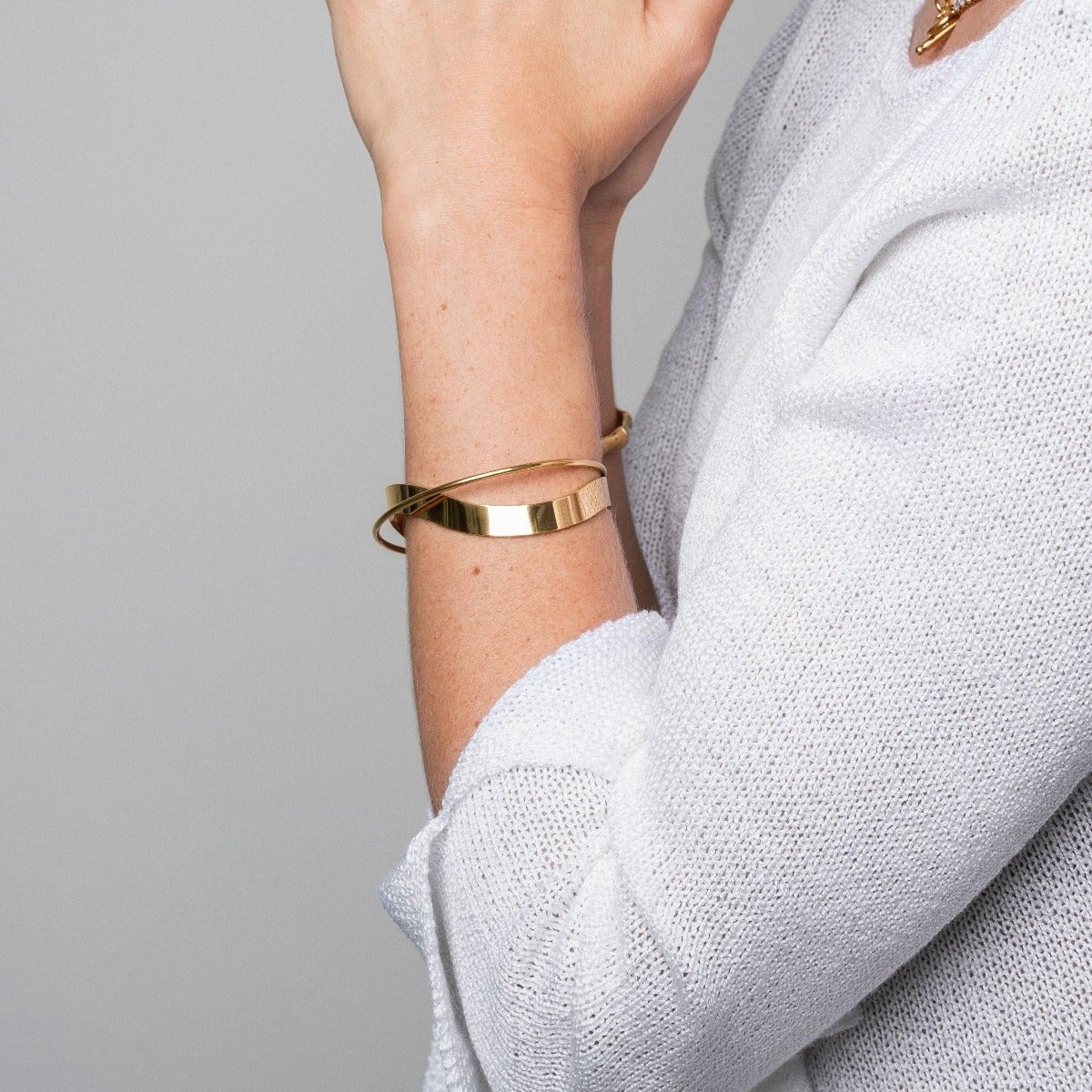 Bracelete Atemporal Banhado em Ouro 18k