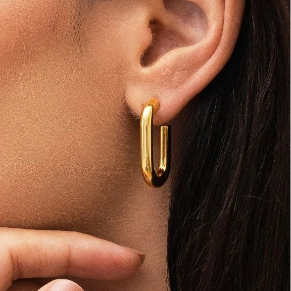 Brinco Argola Apollo Banhado em Ouro 18k