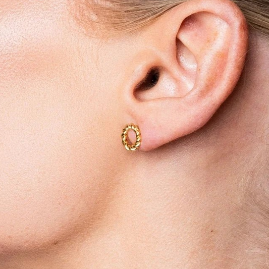 Brinco Plutão Banhado em Ouro 18k